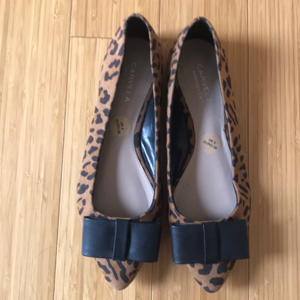 Leopard Kurt Geiger ballerina size 8